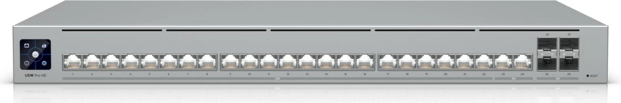 Switch Ubiquiti UniFi Pro HD 24, Managed, L2/L3, 2.5G/10G Ethernet, Rack 1U, hiri