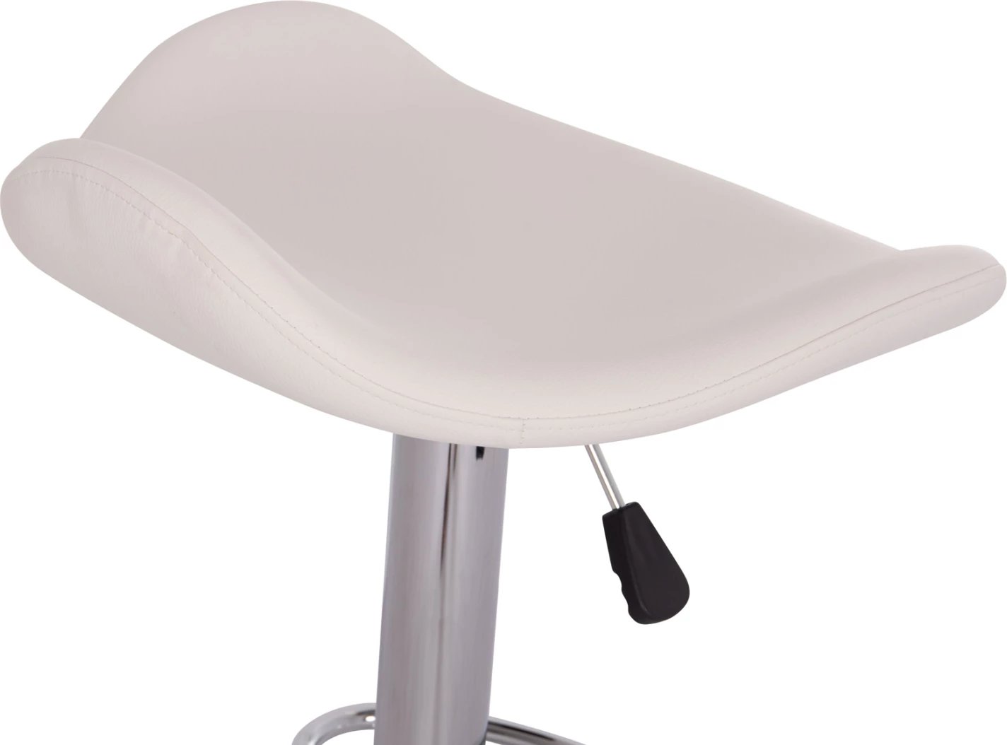 Karrige për bar rrotulluese GANNA, lëkurë PU e bardhë, FH201.22, set prej 2 copë, 44x42x87cm