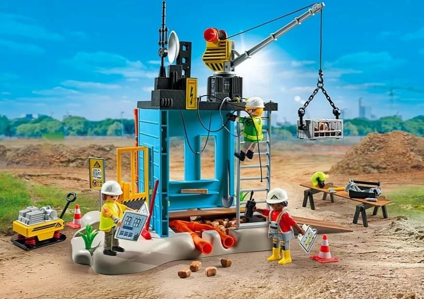 Set lodrash ndërtimi Playmobil Action Heroes 71650, 138 pjesë