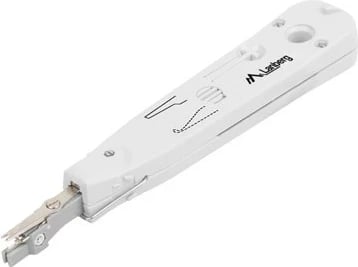 Thikë për krimpin dhe shqyrtimin e kabllave Lanberg NT-0001, e bardhë