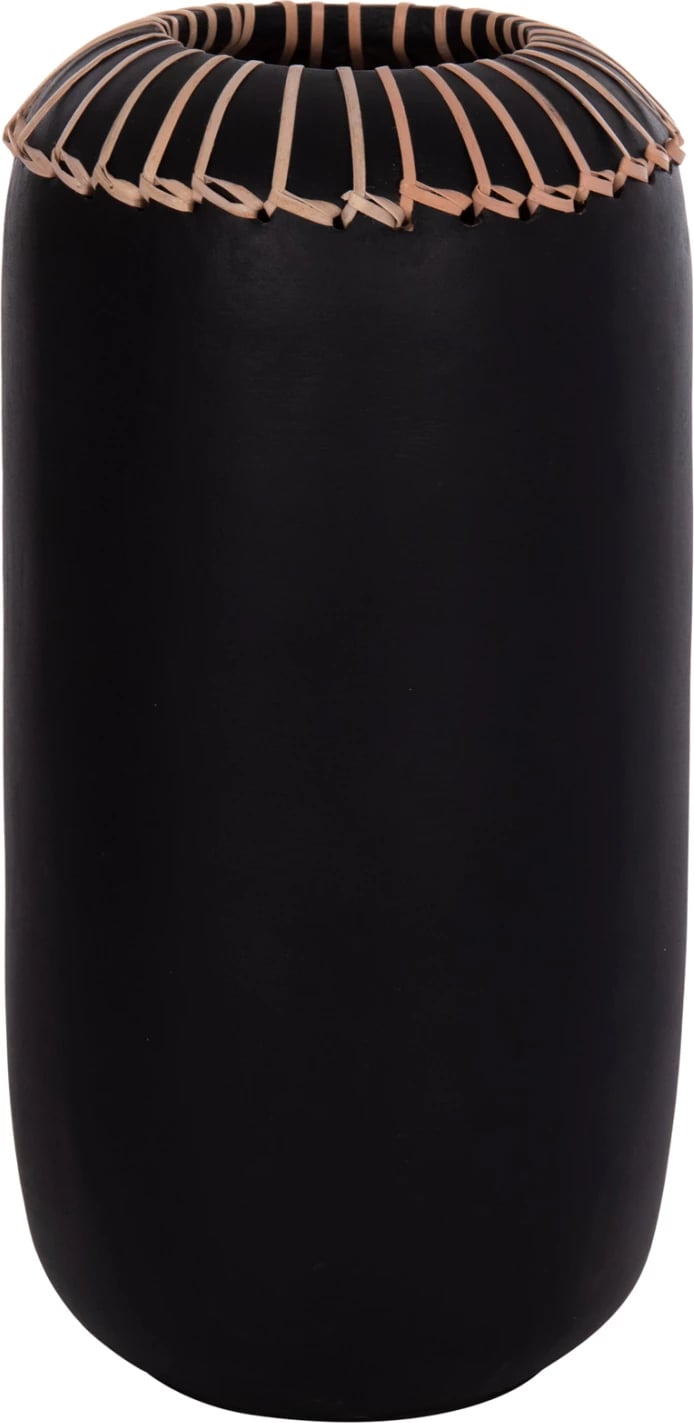 Vazo dekorative tavoline LENNOX, terrakotë, e zezë, FH4675.01S, 18x33cm Vazo dekorative tavoline LENNOX, terrakotë, e zezë, FH4675.01S, 18x33cm