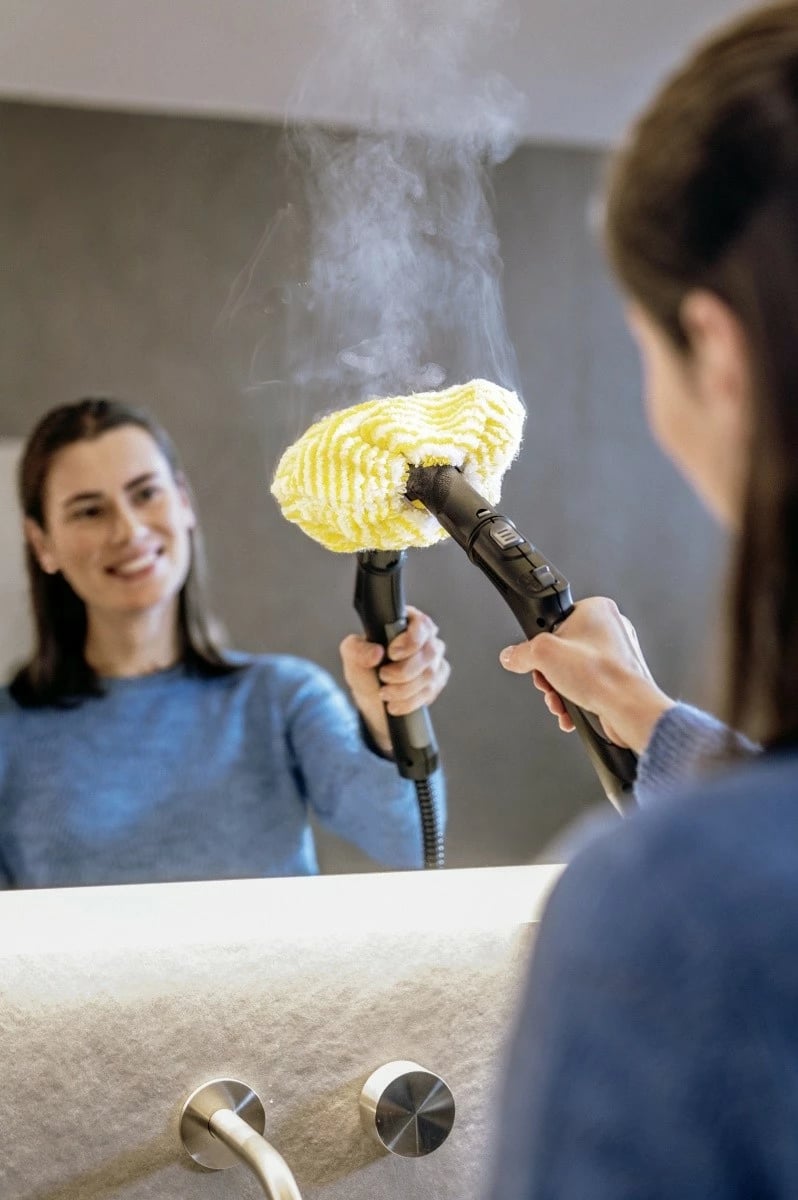 Pastrues me avull Karcher SC 5 EasyFix Iron, 1.5L, 2250W, zi/bardhë, me hekur avulli