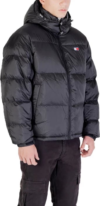 Jakne Tommy Hilfiger Jeans për meshkuj, e zezë
