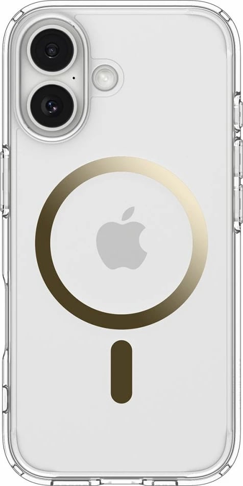 Mbështjellës, Spigen, Ultra Hybrid MagSafe, për iPhone 17, TPU+PC, me MagSafe, Transparent Gold