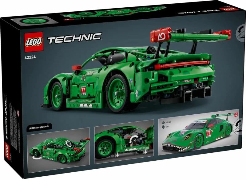 Set LEGO Technic Porsche 911 GT3 R AO Rexy, unisex