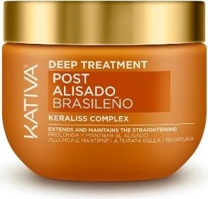 Maskë për flokë Kativa Post Alisado Deep Treat unisex 300ml