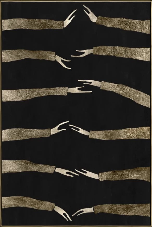 Pikturë dekorative në kanavacë, shumëngjyrëshe, 80x120x5cm, dru