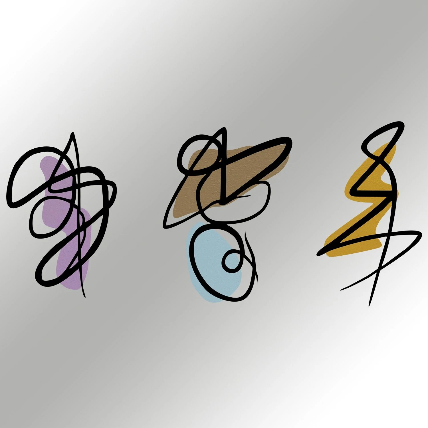 Aksesor dekorativ metalik për mur, Wallity Artifice, shumëngjyrësh