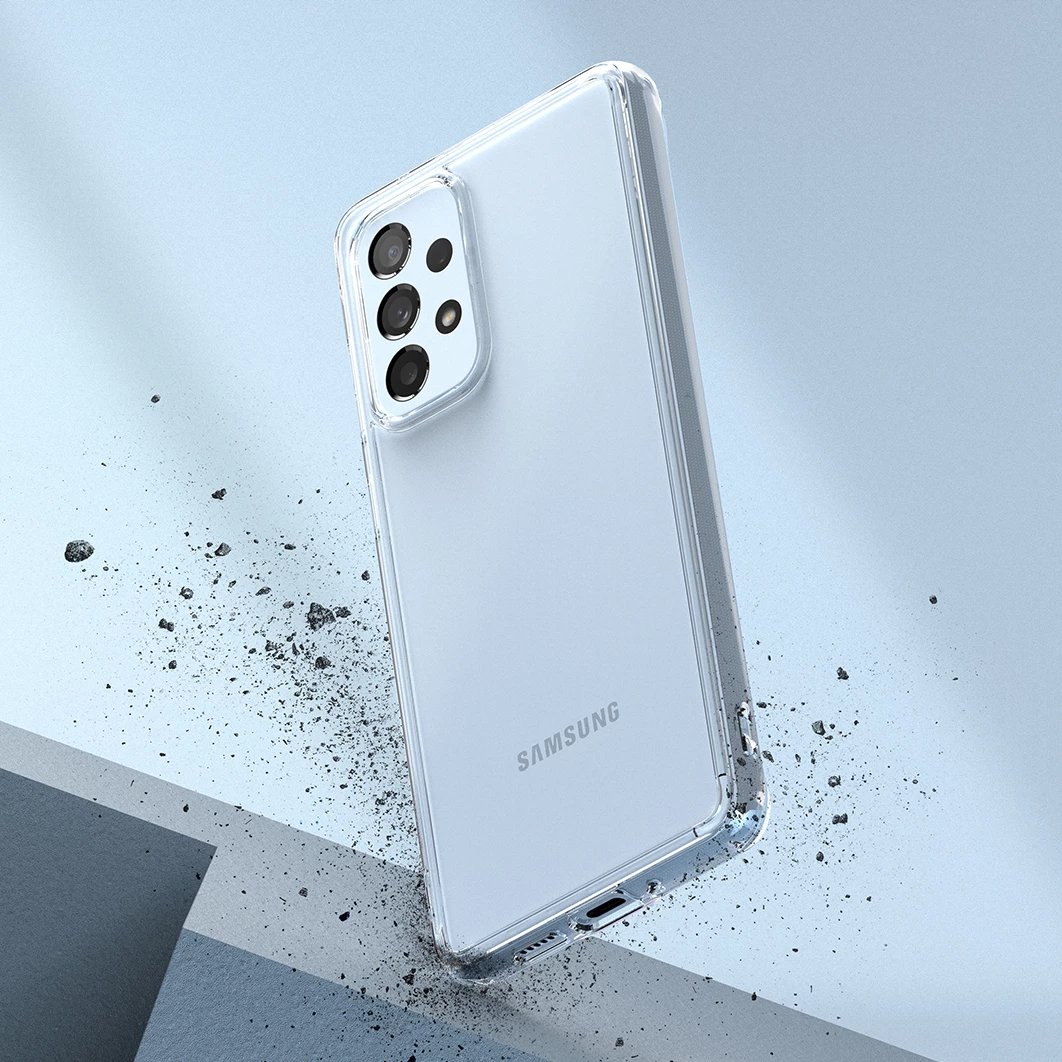Mbështjellës Ringke Fusion për Samsung Galaxy A73, transparent