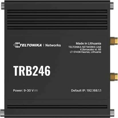 Router industrial Teltonika TRB246, IoT LTE Cat 4, 1x RJ45, IP30, Alumini