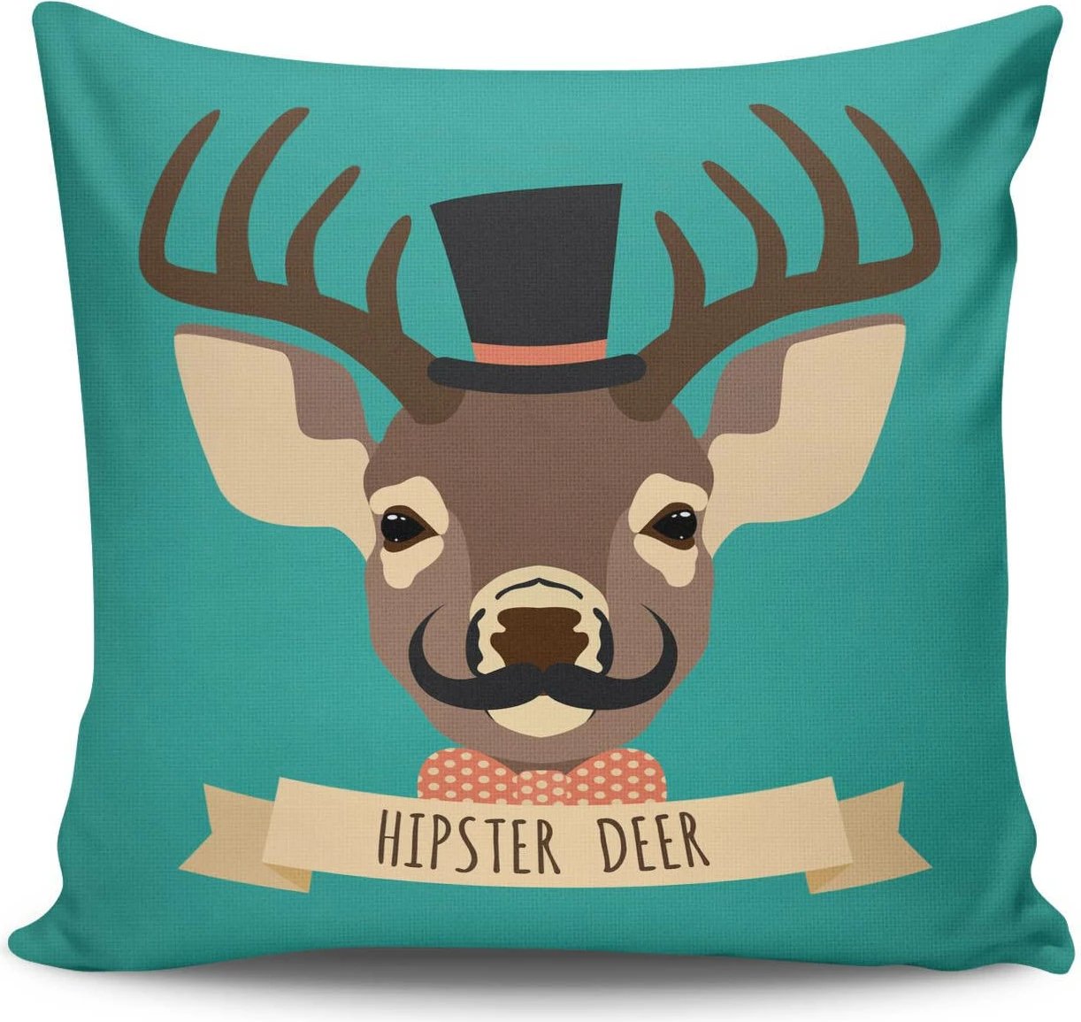 Jastëk dekorativ Aberto Design, shumëngjyrësh, NKRLNT-086, 43x43cm