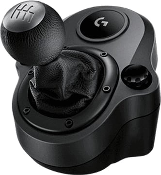 Ndërrues marshe lojërash, Logitech Driving Force Shifter 941-000130, 6-shpejtësi me rikthim, i pajtueshëm me G29/G920/G923, montim me kapëse, zi
