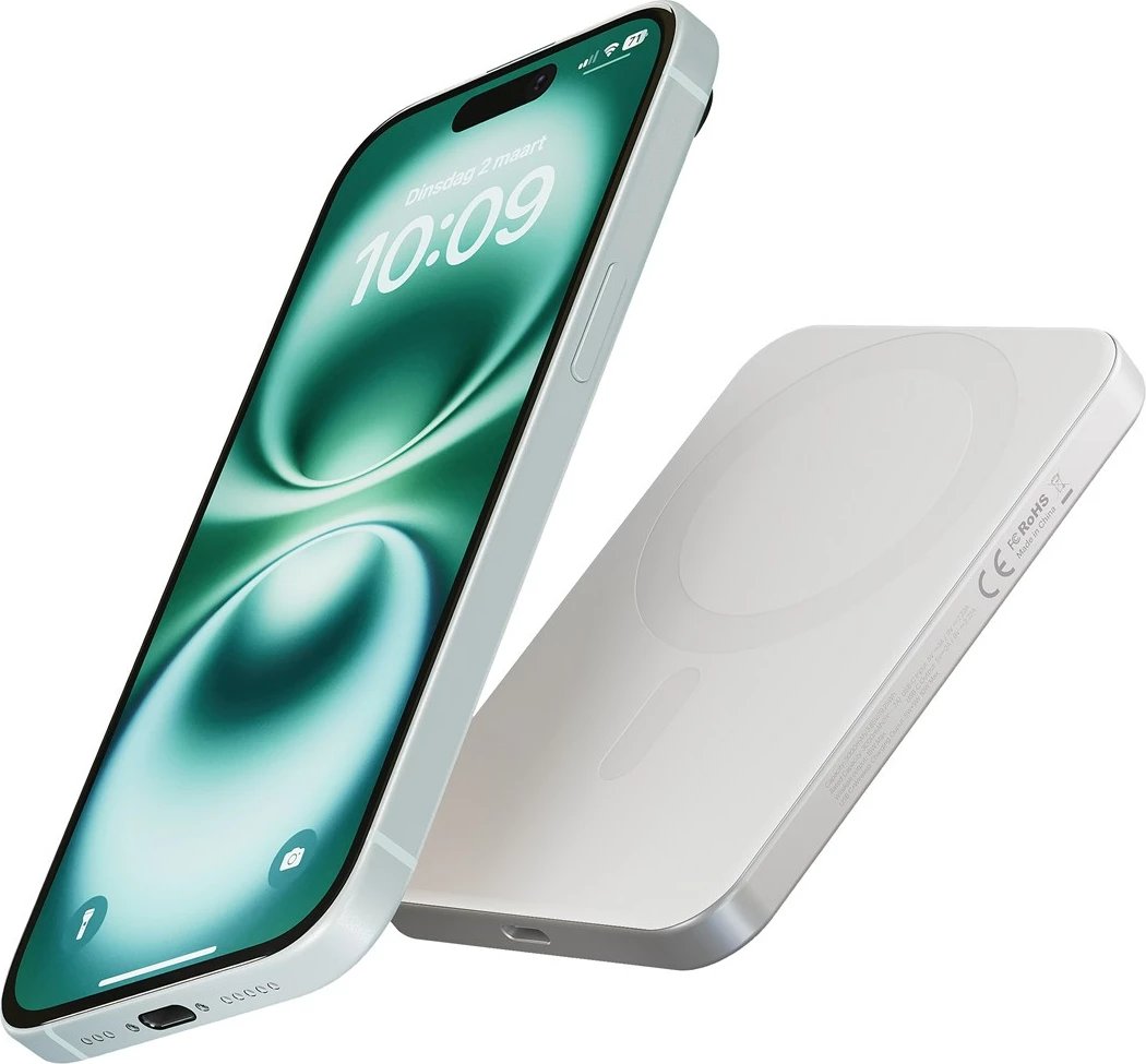 Power bank ZENS Pro 1 Slim 5000 mAh, i bardhë