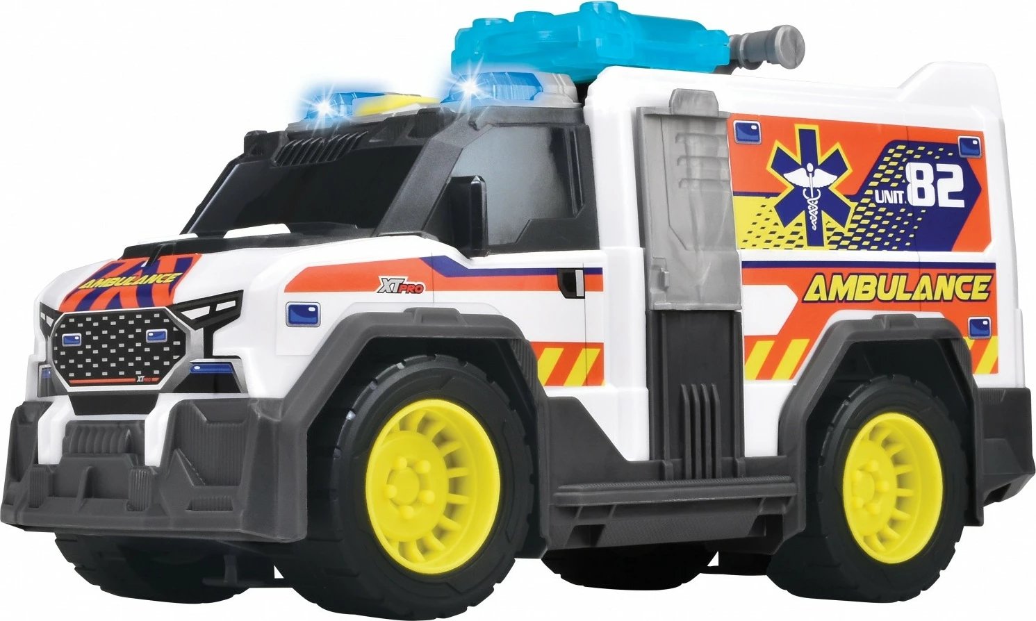 Lodër ambulancë Dickie A.S., 30 cm, shumëngjyrëshe