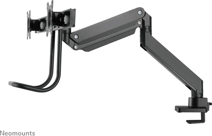 Krah monitori Neomounts NM-D775DXBLACK, për 2 ekrane, 32 inç, kapëse/gromet, i zi