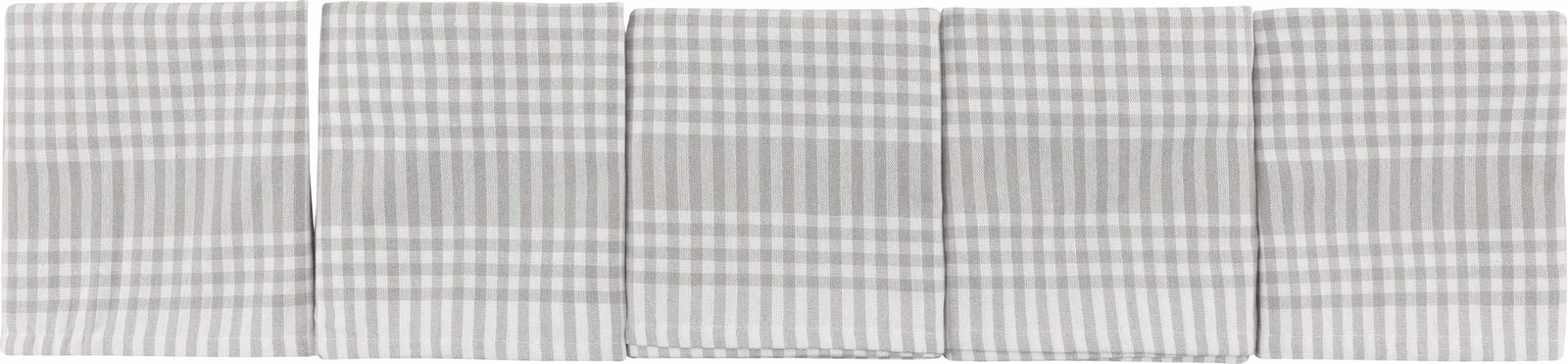 Set peshqirësh për larje (10 copë), Hermia, pötikareli, gri