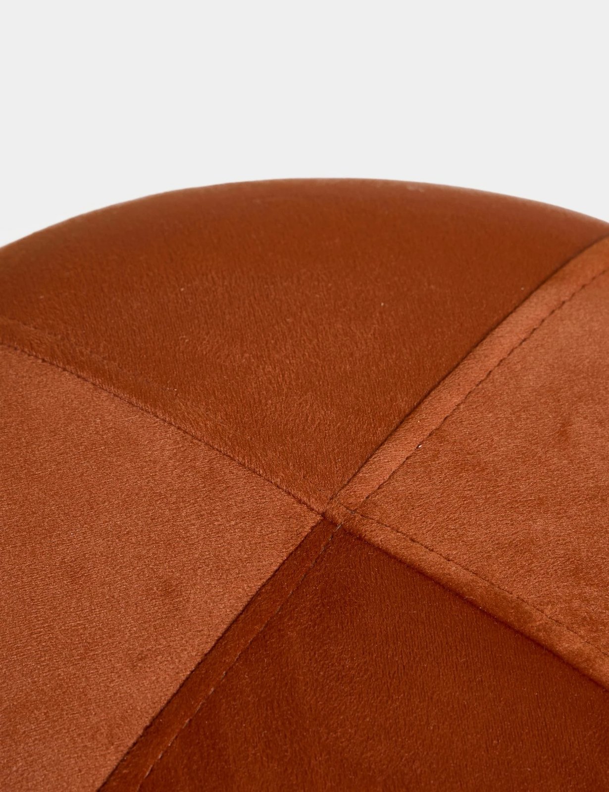 Tufet Floki, portokalli, këmbë druri, Atelier del Sofa