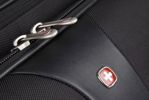 Set biznesi 2 pjesësh Wenger Patriot, trolley 17 inç me çantë notebook 15.4 inç, e zezë