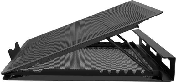 Mbajtës laptopi Natec Tern 2, metal, për 12.1-17.3 inç, i zi