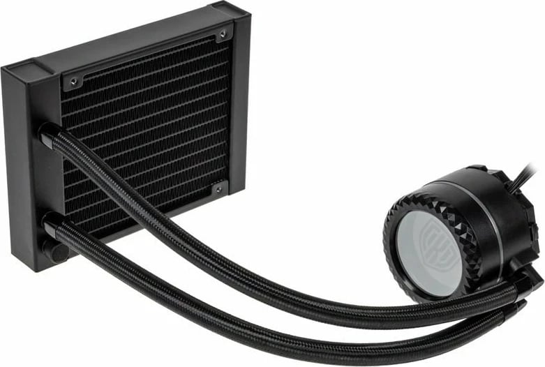 Kuler për procesor Kolink Umbra Void 120 AIO, 12 cm, Alumini, Gjelbër