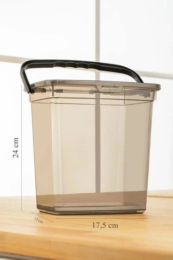 Set kuti plastike për ruajtje (2 copë), Hermia, PZR-012, transparente