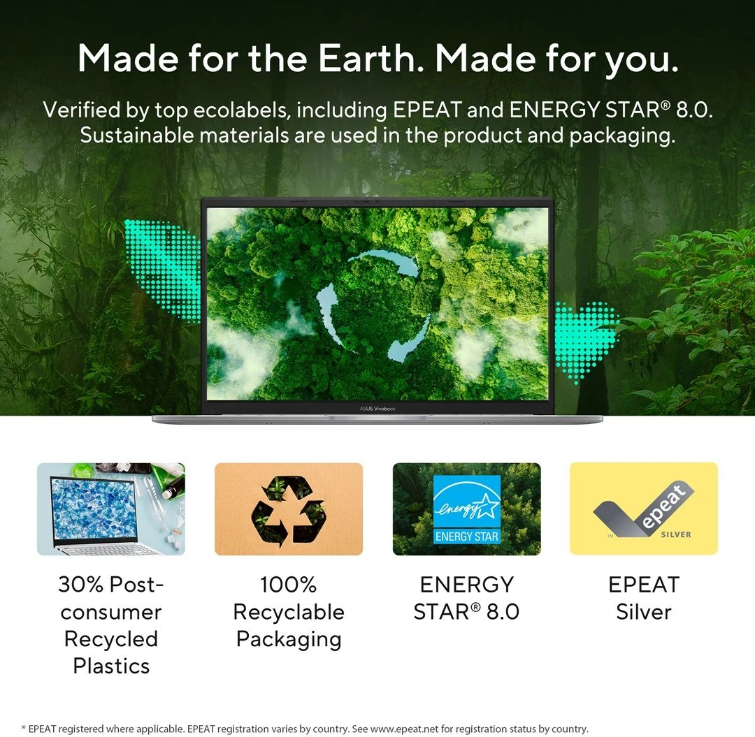 Laptop ASUS Vivobook 15 X1504VA-BQ2947, 15.6", Intel Core 5 120U, 16 GB RAM, 512 GB SSD, Blu Laptop ASUS Vivobook 15 X1504VA-BQ2947, 15.6", Intel Core 5 120U, 16 GB RAM, 512 GB SSD, Blu