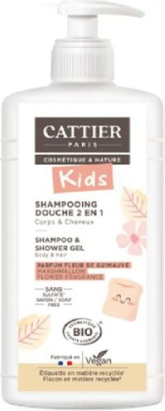 Shampon & xhel dushi për fëmijë Cattier Paris Champu Gel Ducha Malvavisco unisex 500ml