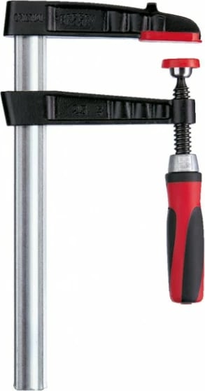 Shtrëngues Bessey TG-2K 160/80, metal, dorezë plastike kuqe/zezë