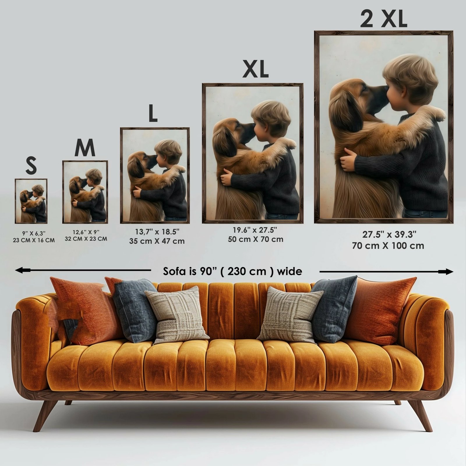 Pikturë dekorative me kornizë MDF, shumëngjyrëshe, Wallity, GE228-L, 35x47x3.5cm