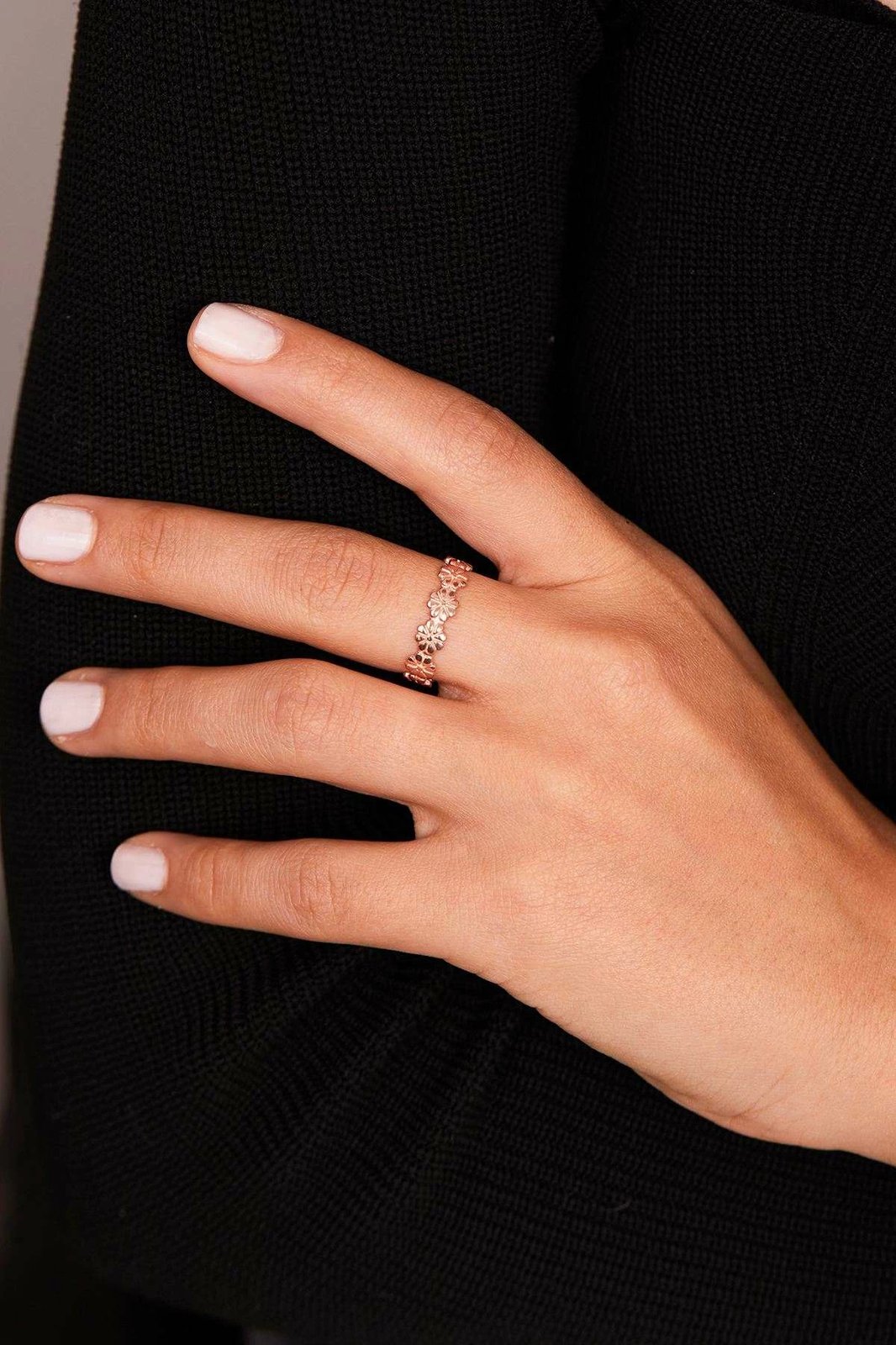 Unazë argjendi, ngjyrë rose, Jumeon, ELKAB92276R