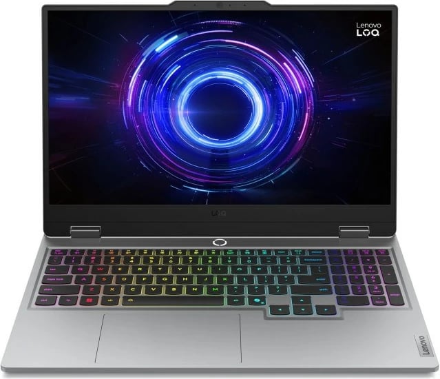 Laptop Lenovo LOQ 15IRX10, 15.6", Intel Core i5-13450HX, 16 GB RAM, 512 GB SSD, NVIDIA RTX 4060, Luna Grey