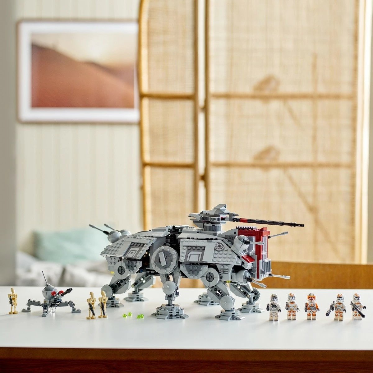Set ndërtimi LEGO Star Wars AT-TE Walker 75337, 1082 pjesë, për fëmijë 9+