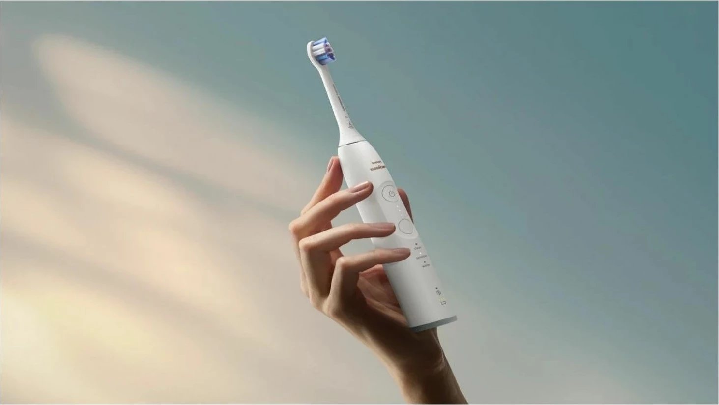 Furçë dhëmbësh sonike Philips Sonicare 6500 HX7410/02, e bardhë