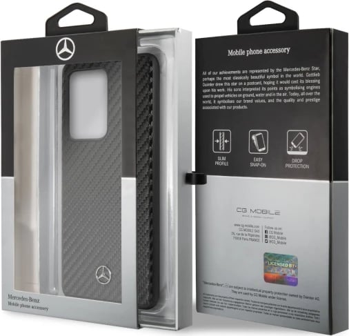 Mbështjellës Mercedes Dynamic për Samsung Galaxy S20 Ultra, i zi