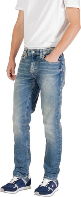 Pantallona Tommy Hilfiger Jeans meshkuj, të kaltërta të çelta