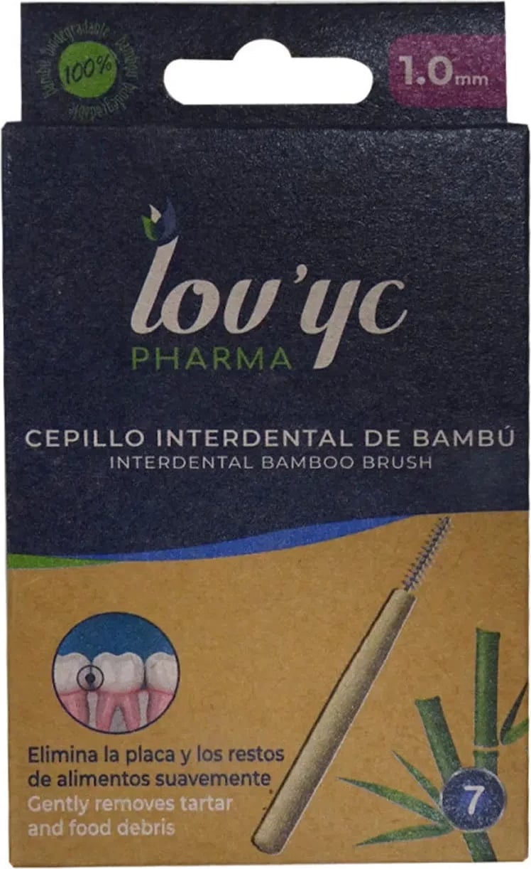 Furçë interdentale bambu LOVYC 1 copë