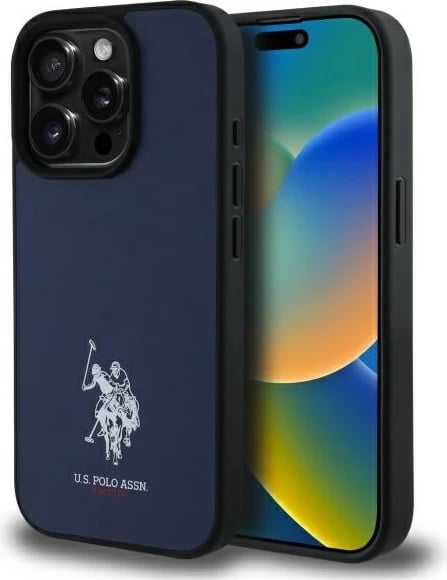 Mbështjellës U.S. Polo Assn. USHCP15XPGEV për iPhone 15 Pro Max 6.7", lëkurë ekologjike, Navy Mbështjellës U.S. Polo Assn. USHCP15XPGEV për iPhone 15 Pro Max 6.7", lëkurë ekologjike, Navy