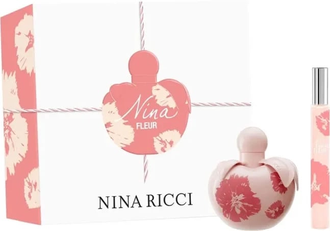 Eau de Toilette set Nina Ricci Nina Fleur unisex 50ml 2 copë