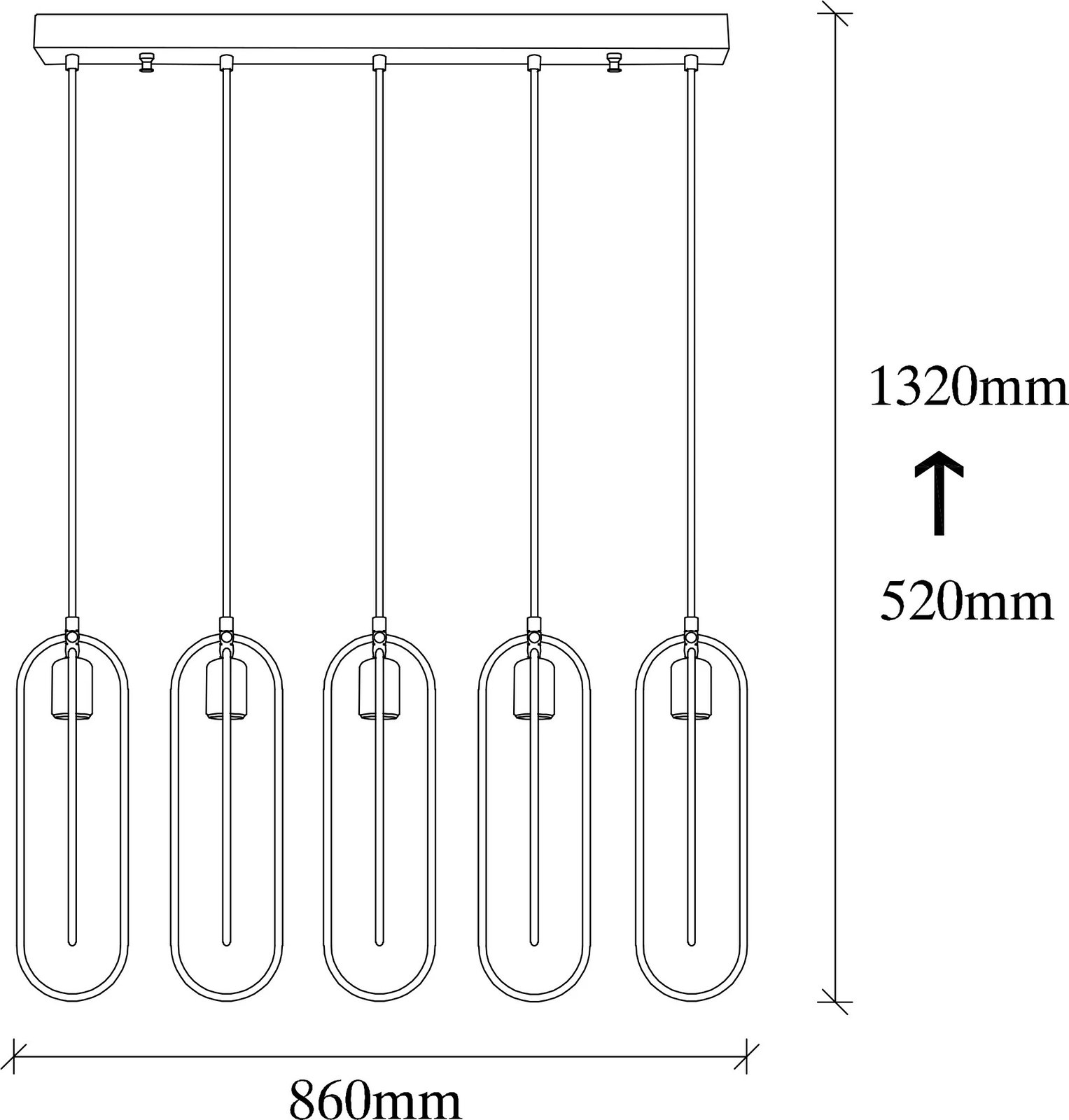 Llambadar Opviq, Cerco - 2061, ngjyrë e zezë dhe ari