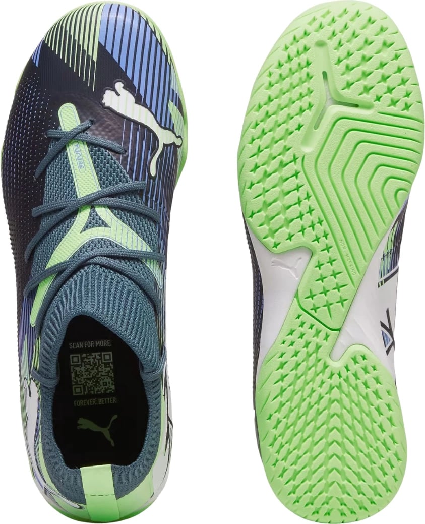 Atlete futbolli për fëmijë Puma Future 7 Match IT + Mid, të zeza