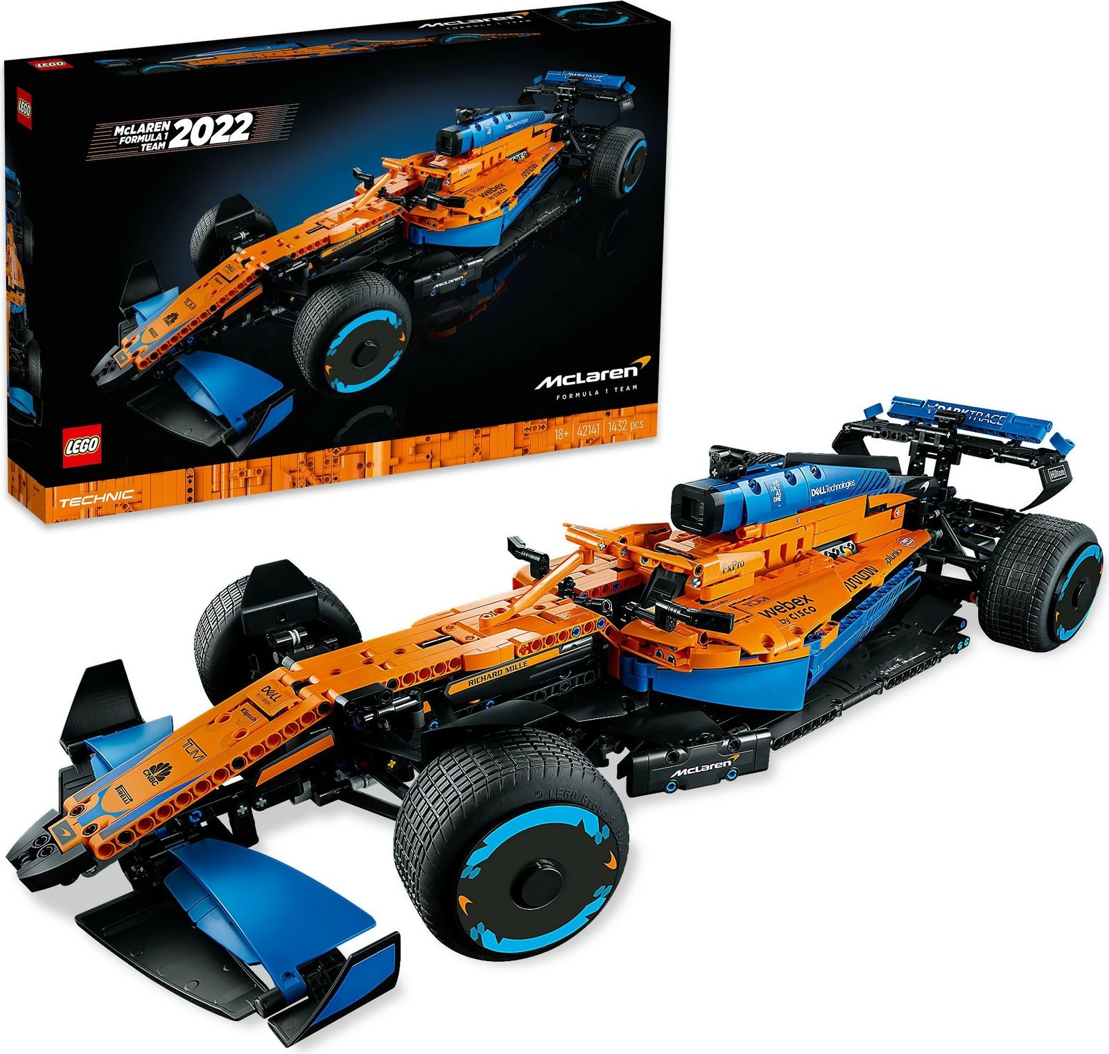Set për ndërtim LEGO Technic McLaren Formula 1, 1434 pjesë, shumëngjyrësh Set për ndërtim LEGO Technic McLaren Formula 1, 1434 pjesë, shumëngjyrësh