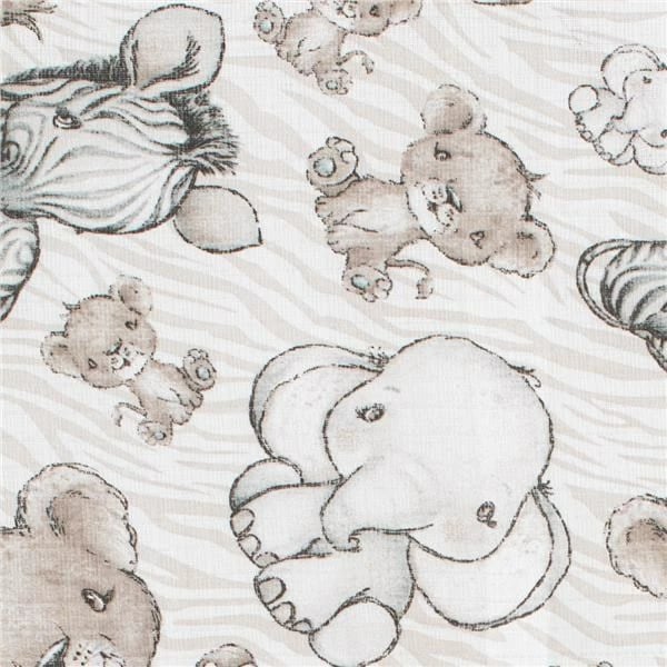 Pelenë pambuku, New Baby, 70x80 cm, set 3 copë, me print, ngjyrë sipas fotos