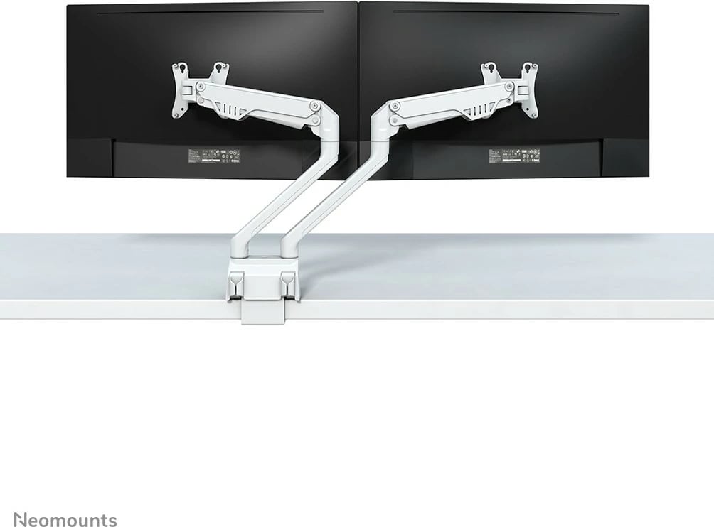 Krah monitori Neomounts FPMA-D750DWHITE2, për 2 ekrane, rregullim me gaz, i bardhë