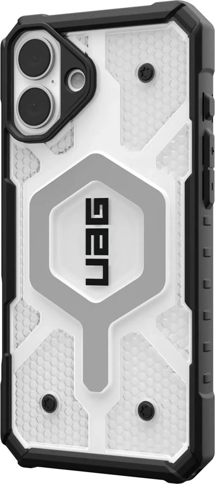 Mbështjellës [U] by UAG Pathfinder Clear për celular, për Apple, TPU, zi/argjendtë, 6.7"
