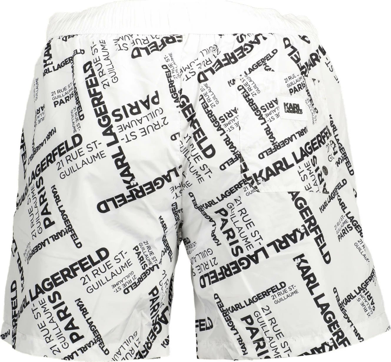Të poshtme noti KARL LAGERFELD BEACHWEAR për meshkuj, të bardha