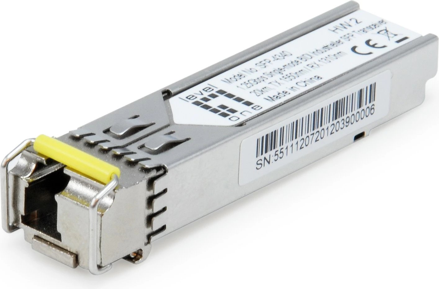 Transceiver LevelOne SFP-4340, 1.25Gbps, BIDI, 20km, argjendtë