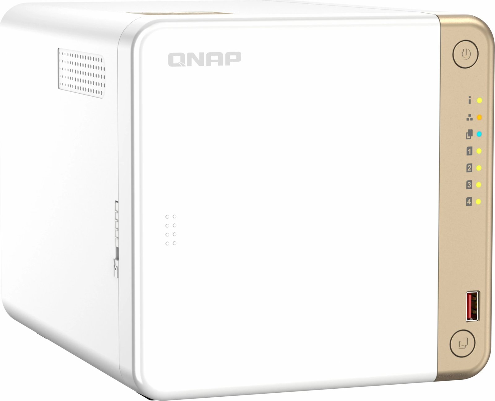 NAS QNAP TS-462-2G, Intel Celeron N4505, 2.5GbE, 2GB RAM, bardhë