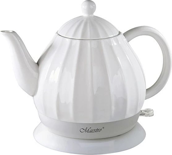 Çajnik elektrik Maestro MR070, 1.2 L, 1200 W, Bardhë