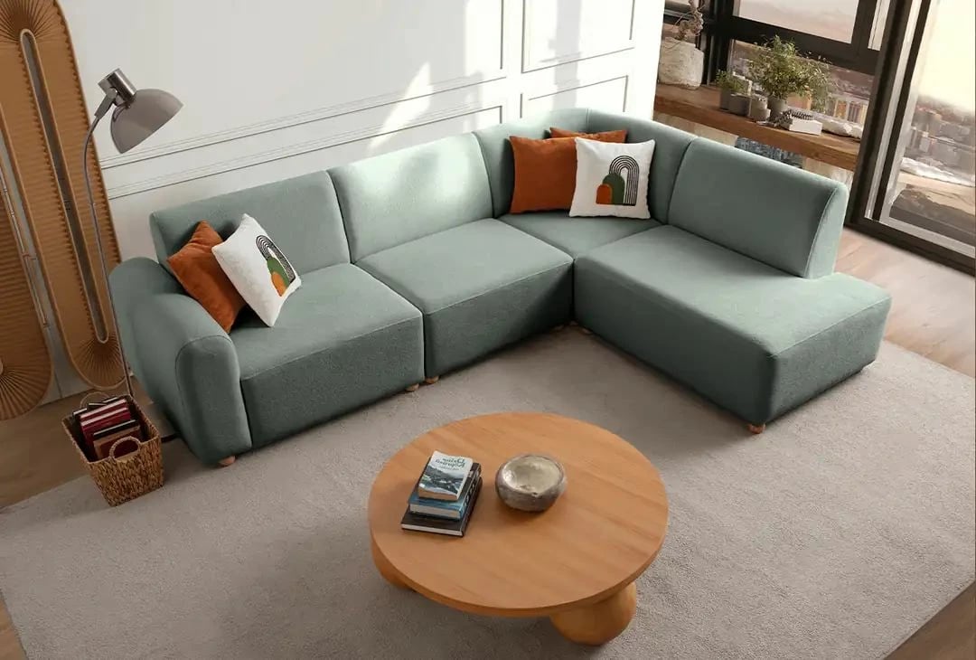 Këndare S-Loft, ngjyrë jeshile deti, Atelier del Sofa