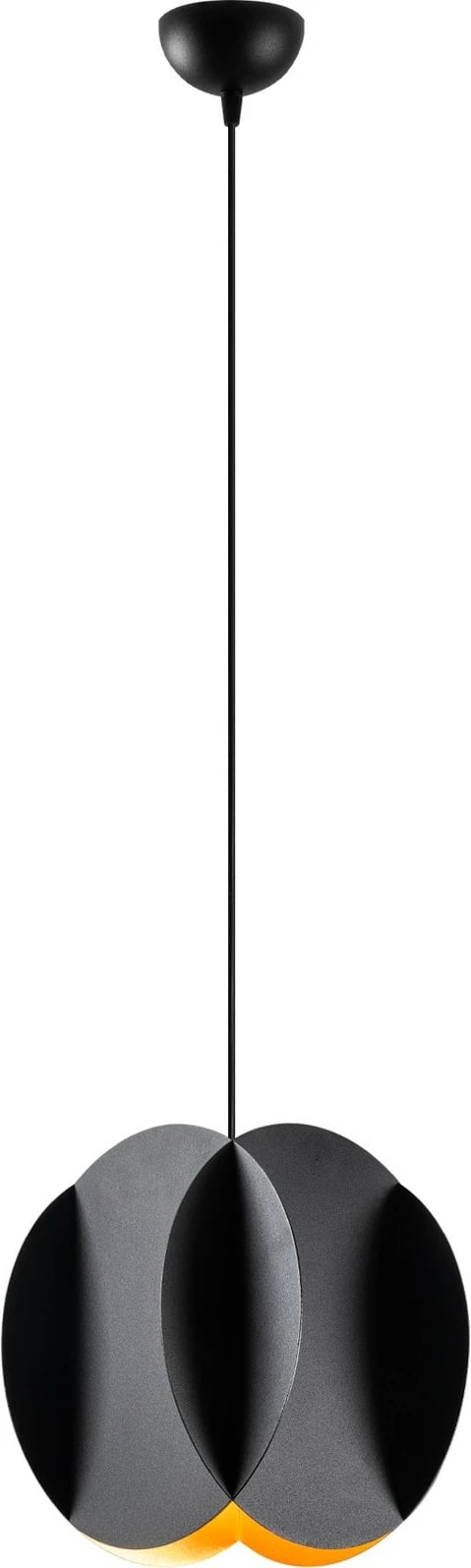 Llambë tavani Opviq, Corner, e zezë, 25cm